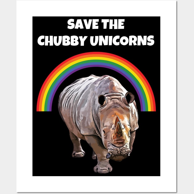 Save the Chubby Unicorns Wall Art by ardp13